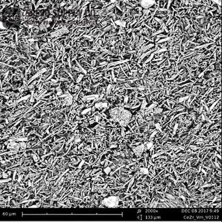 סריום זירקוניום תחמוצת טחון Nanofibers